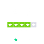 Beoordeling van 4,0 sterren op Trustpilot, weergegeven met groene sterren en een gedeeltelijk ingevulde ster, met in totaal 200 beoordelingen.